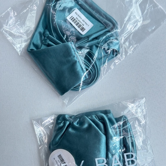 NWT Wave Babe Swim - Mika Bikini - Satin Keys - M Top, S Bottom - Picture 7 of 7